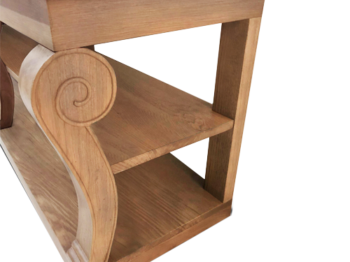 Consola em madeira maciça